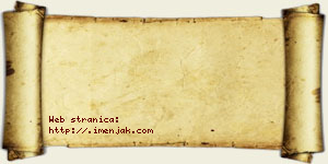 Ana Stojaković vizit kartica